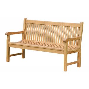 Indonesian Teal Patio Bench