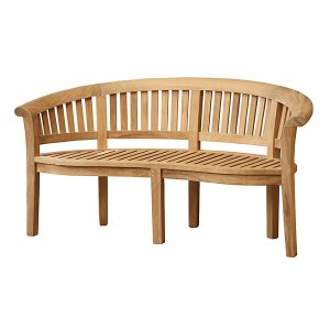 Teak Peanut Bench